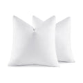 Miulee 26X26 Euro Pillow Inserts,Set Of 2 Down Feather Throw Pillows For Couch Sofa Bed, Decorative Fluffy Throw Pillow Inserts Cotton Fabric,White