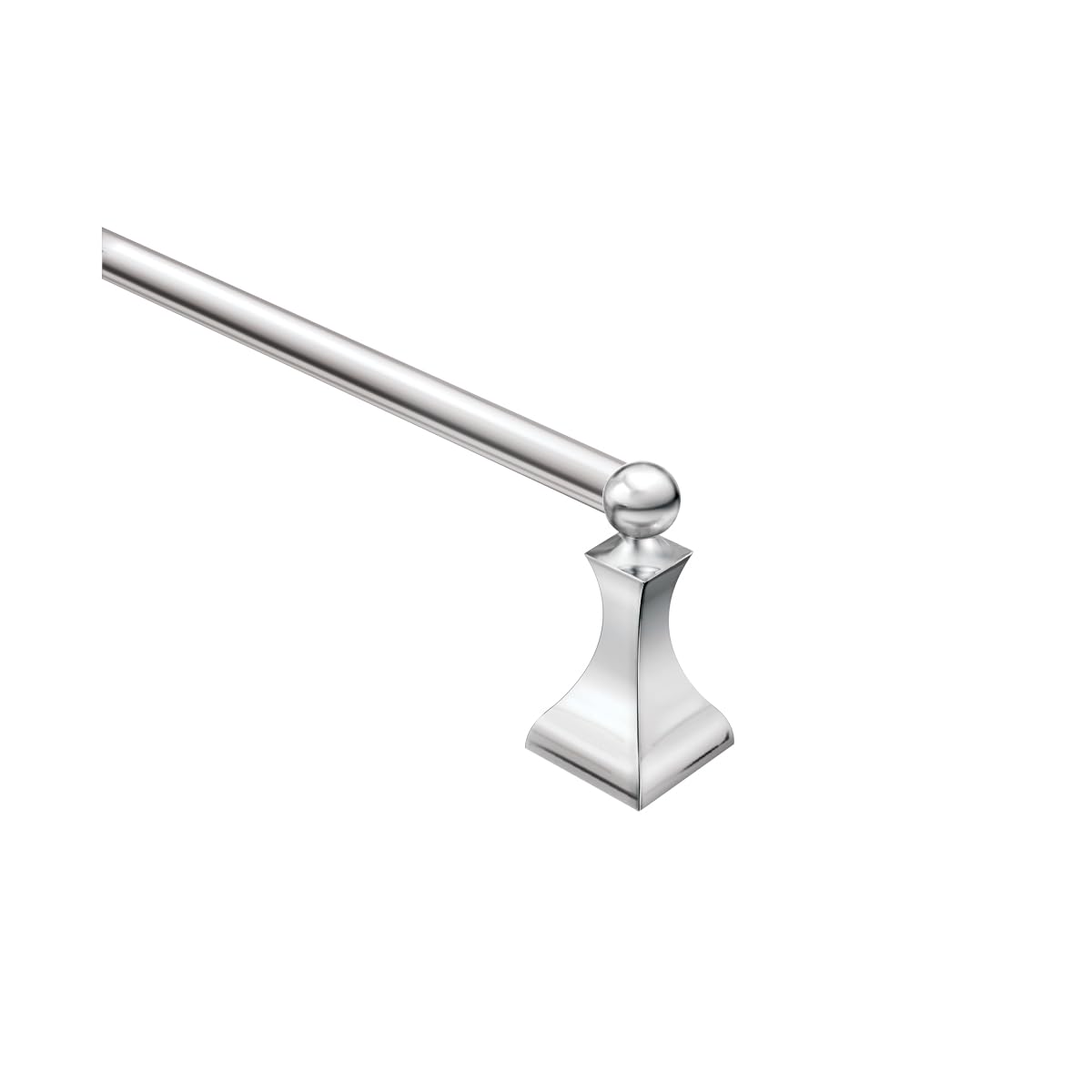 Moen DN8324CH Retreat Collection 24-Inch Bathroom Single Towel Bar, Chrome