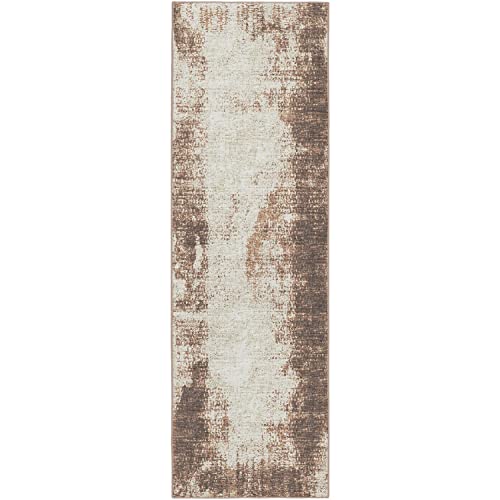 Winslow Wl1 Brown Transitional Rug Runner 2' 6&quot; X 12'