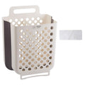 MUCKLILY Wall Laundry Basket Foldable Plastic Storage Basket for Clothes