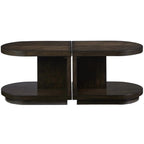 Progressive Furniture Augustine Bunching Cocktail Table, Sepia Brown