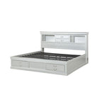 Acme Louis Philippe III - Queen Bed w/Storage in Platinum
