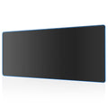 Large Gaming Mouse Pad(35.4X15.7X0.16In), Black Thick Computer Extended Mousepad For Laptop, Smooth Keyboard Mat With Non Slip R