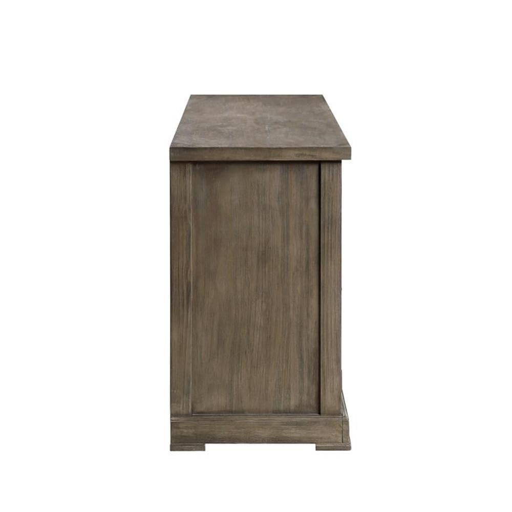 Acme Landon Server in Salvage Gray Finish