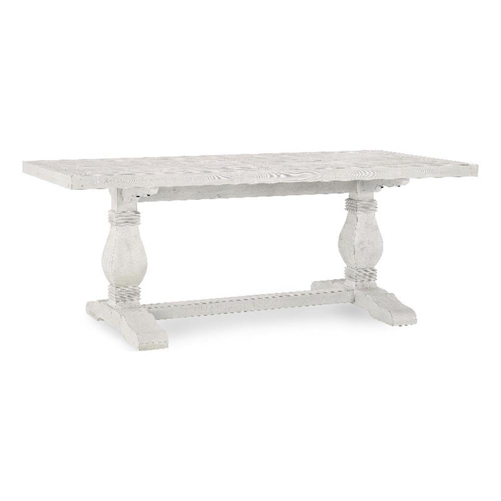 Kosas Home Quincy 78&Quot; Reclaimed Solid Pine Wood Dining Table In Nordic Ivory