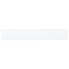 vidaXL White Bookshelf Boards Set 8 pcs, 23.6"x3.9"x0.6", Space-Saving Storage Solution, Quality Engineered Wood, Easy to Clean