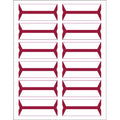 Tabbies Wrap-Around Name Label Red