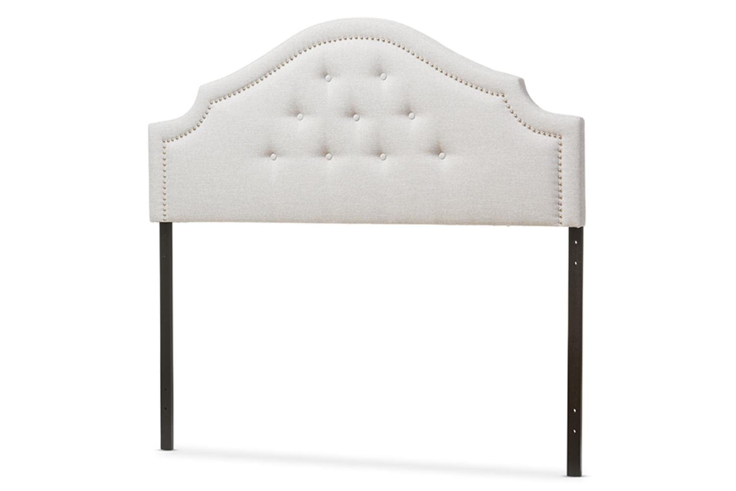 Baxton Studio Cora Modern Upholstered Headboard Beige/Full