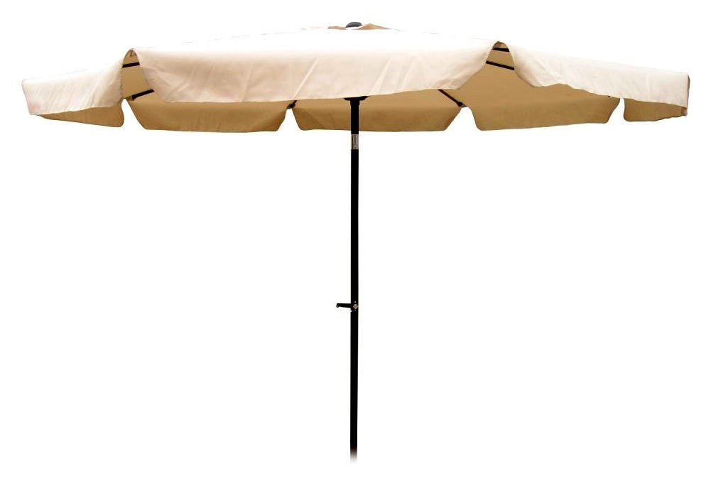 International Caravan 9 Foot Aluminum Patio Umbrella With Tilt And Crank (Terra Cotta)