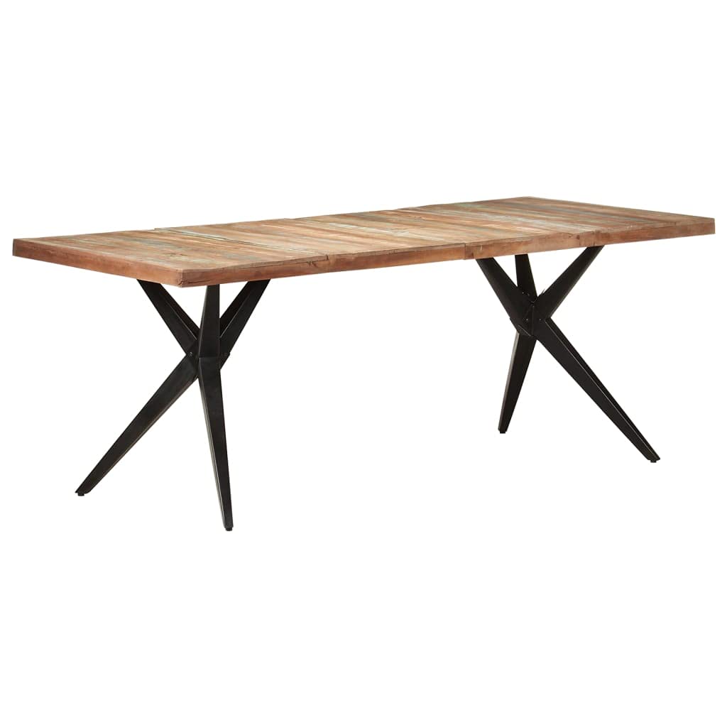 vidaXL Dining Table 78.7&quot;x35.4&quot;x29.9&quot; Solid Reclaimed Wood