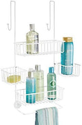 Indian Decor. 285600 Classical Over Door Shower Caddy, Toiletry Storage Shelves, Hanging Bathroom Organiser For Shampoo, Conditi