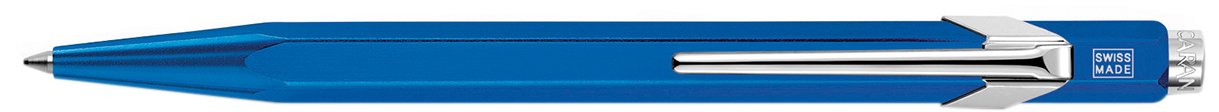 Caran D'Ache 849 Metal-X Ballpoint Pen - Blue