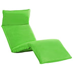 vidaXL Sunlounger, Folding Sunbed, Lounge Chair, Outdoor Chaise Lounge Chair for Camping Beach Poolside Balcony, Modern Style, Oxford Fabric Green