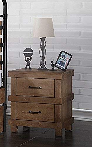 Acme Furniture Adams Wood Nightstand In Antique Oak