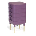 FCMP Outdoor  The Essential Living Composter, 4Tray Worm Vermicomposter Bin, Plum