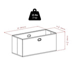 Winsome Wood Torino Storage/Organization, Chocolate