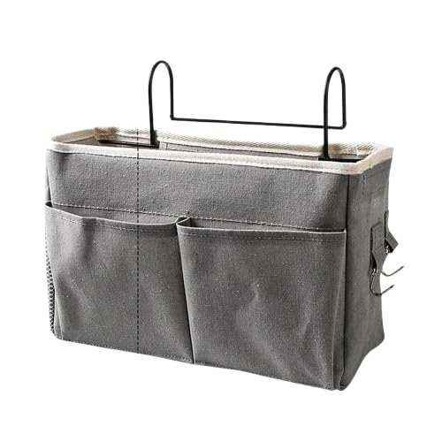 Sitsra Bedroom Accessories Hanging Bedside Caddy, Storage Organiser Multipurpose Cloth Hanging Shelf, Organiser Dorm Hanging Bas