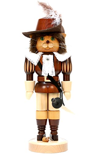 Alexander Taron Importer 32-330 Christian Ulbricht Nutcracker-Puss N' Boots (Natural) -15" H X 5.5" W X 4.5" D, Brown