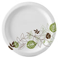 Wholesale CASE of 10 - Dixie Foods Pathway Heavyweight Paper Plates-Plates, Extra Heavy Weight, 10, 125.PK, Pathways/White