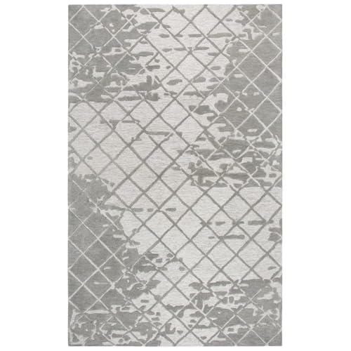 Alora Decor Geneva 8' X 10' Abstract Natural/Ivory Hand-Tufted Area Rug