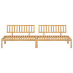 vidaXL Patio Pallet Middle Sofas - Modular Outdoor Furniture 2 Pcs in Solid Wood Acacia for Garden, Patio, Terrace - 47.2 x 36.2 x 27.2 Inches