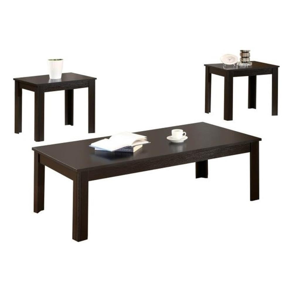 Coaster Furniture 3-Piece Occasional Table Set Black 700225
