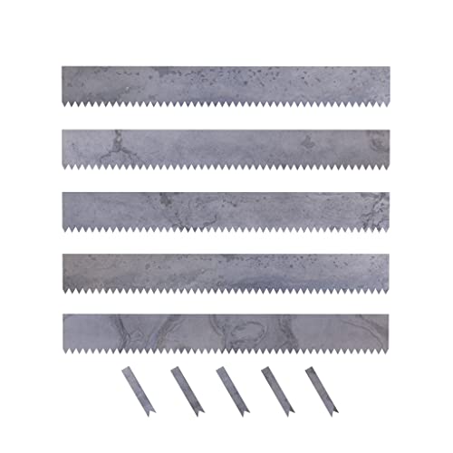 Edge Right - Hammer-In Landscape Edging - 48 Inch Strips - 14-Gauge Cor-Ten Steel - 6 Inch Depth (5 Pack)