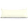 Body Pillow Cover 20X72 Body Pillow Case 100% Egyptian Cotton Hotel Quality 1-Pieces Ivory Body Pillow Cover Premium 600 Thread