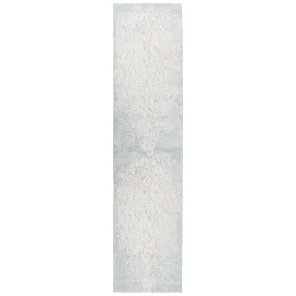 Rizzy Home Alora Decor Glamour 2'7" X 9'6" Vine/Scroll Cream/Beige/Gray/Rust/Blue Area Rug