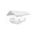 King Canopy Replacement Drawstring Cover 10-Feet By 27-Feet, Fits 10-Feet 8-Inch By 27-Feet A-Frame, White