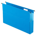 Pendaflex SureHook Reinforced Hanging Box File, 2, Legal, Blue, 1/5 Cut, 25 per box (59302EE)