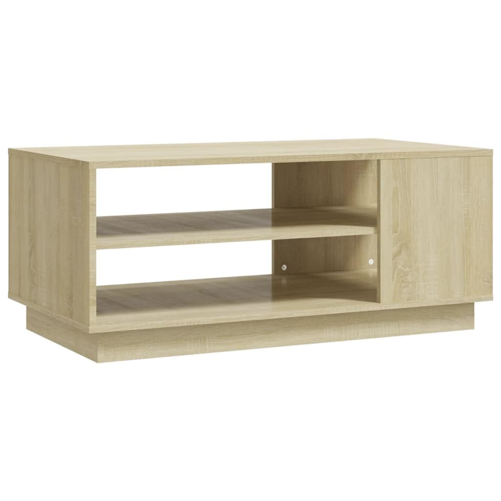 vidaXL Sonoma Oak Coffee Table 102x55x43 cm Chipboard