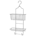 ESTABLISHER KROKFJORDEN 2Tier Shower Hanger, Zinc Plated Bathroom Shower Caddy Organizer, Hanging Storage Rack for Shampoo, Con
