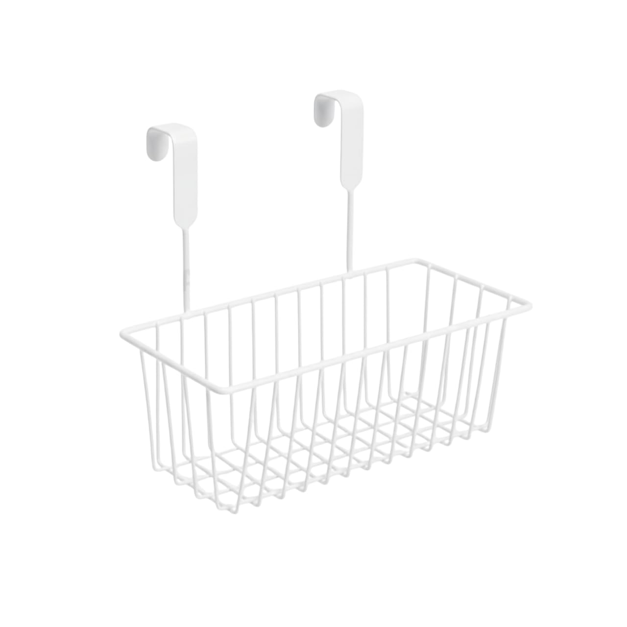 Heritage Hands Studio Over Door Hanging Basket | Under Shelf | Metal Multipurpose Cabinet Door Organizer | Bathroom Cabinet Stor