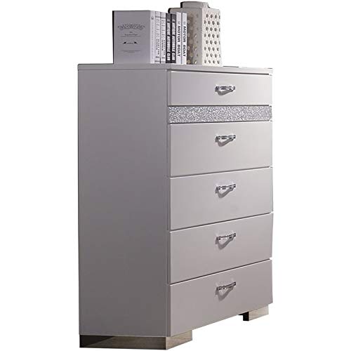 Acme Naima II 6 Drawer Chest in White
