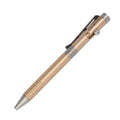 Samfung Stick Ballpoint Pen Solid Brass Edc Pen, Pocket Rollerball Signature Pen With Black Ink Refill For Writing Stationery Gi