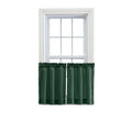 Ellis Curtain Stacey Sheer Tailored Tier Pair Curtains, 56 x 36, Harvest