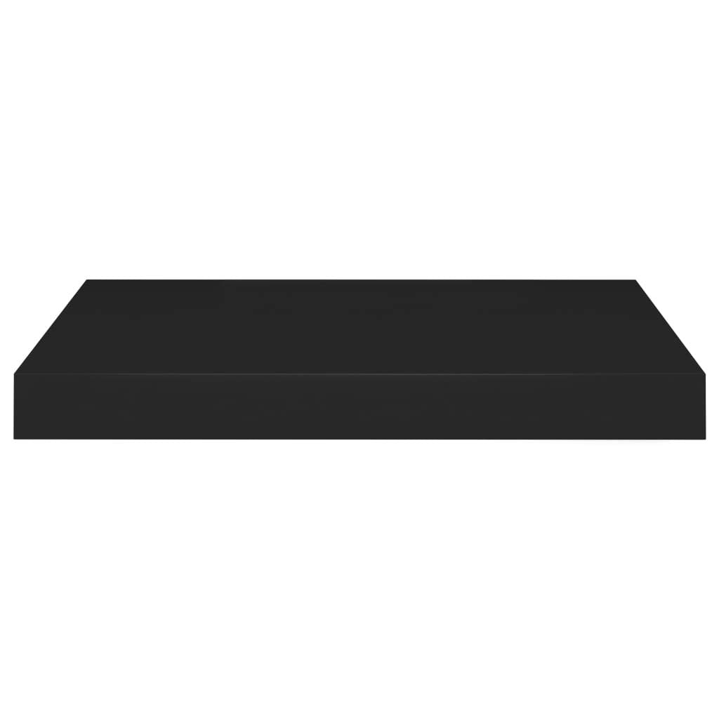 vidaXL Floating Wall Shelves - Stylish Honeycomb MDF and Metal Frame, Set of 4, Black, 15.7&quot;x9.1&quot;x1.5&quot;, Invisible Mount, Easy to Install, Perfect for Displaying Collectibles, Books, and Awards