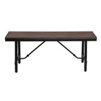 Acme Mariatu Rectangular Wooden Bench in Oak