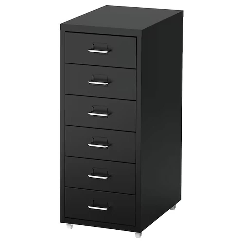 Ikea Polyester Easy To Move Drawer Unit With 6 Drawers Under Your Desk For Storage In Living Room, Reading Room, Bed Room, 28X69
