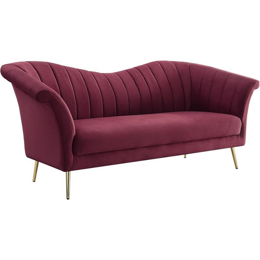 Acme Callista Velvet Upholstered Sofa - Thumbnail 2