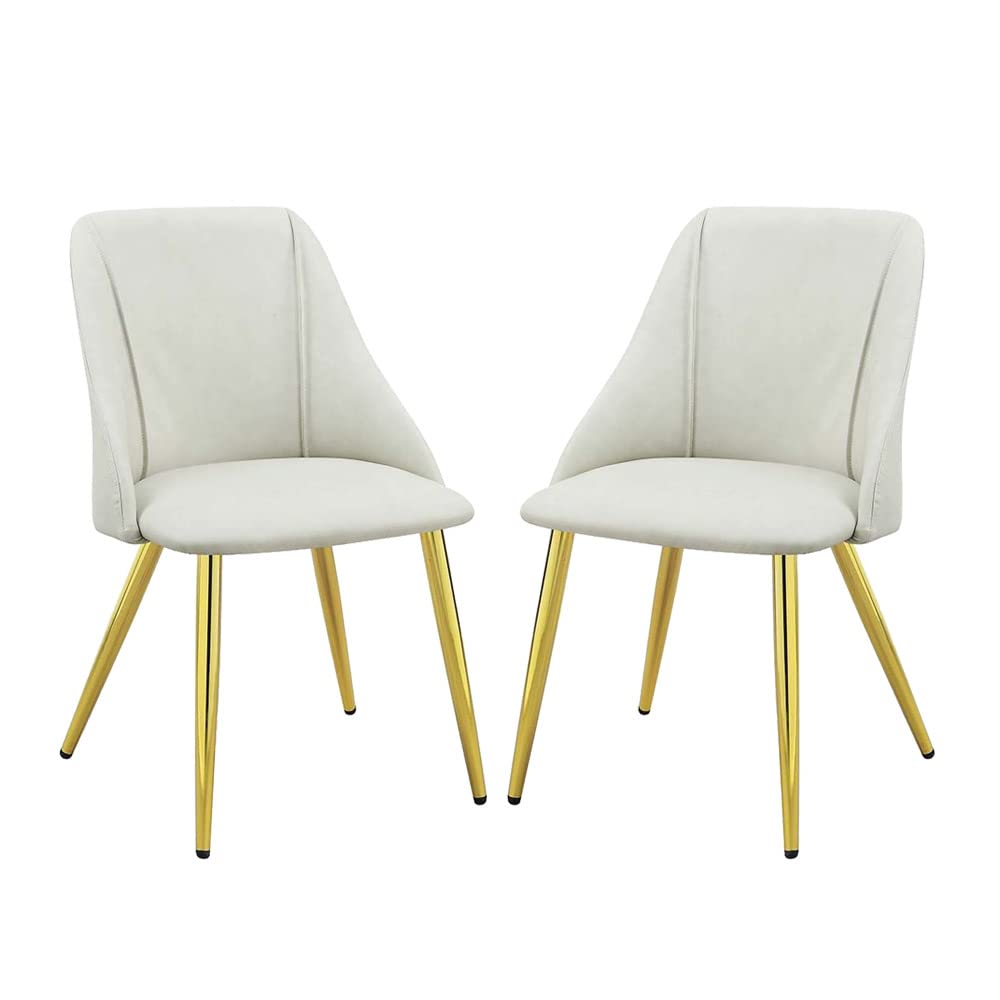 ACME Set of 2 Side Chair in White Finish