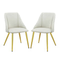 ACME Set of 2 Side Chair in White Finish