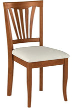 East West Furniture Avon Dining Linen Fabric Upholstered Solid Wood Chairs, Set of 2, Saddle Brown