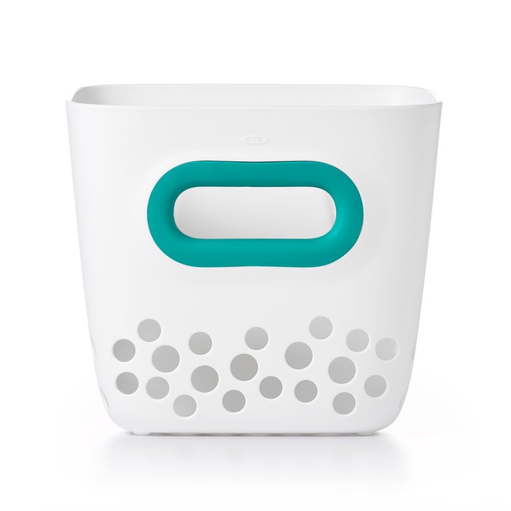 Oxo Tot Bath Toy Bin, Teal, 1 Count (Pack Of 1)