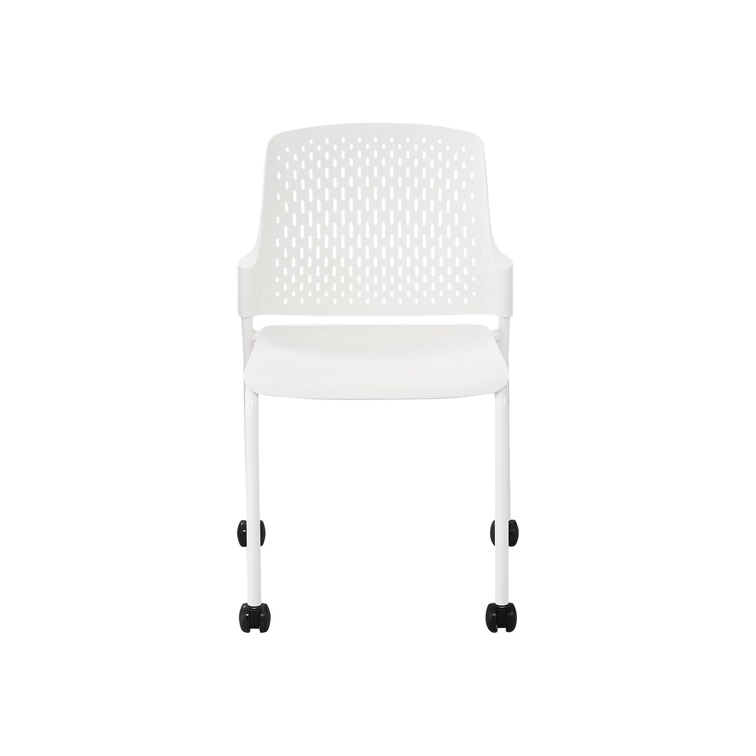 Safco Next Polypropylene Office Chair, White, 4/Carton (4314WH)