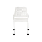 Safco Next Polypropylene Office Chair, White, 4/Carton (4314WH)