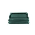 Rubbermaid Commercial Products Slim Jim Trash Can Swing Lid, Green, Plastic, Compatible with 23-Gallon Slim Jim Containers/Garba