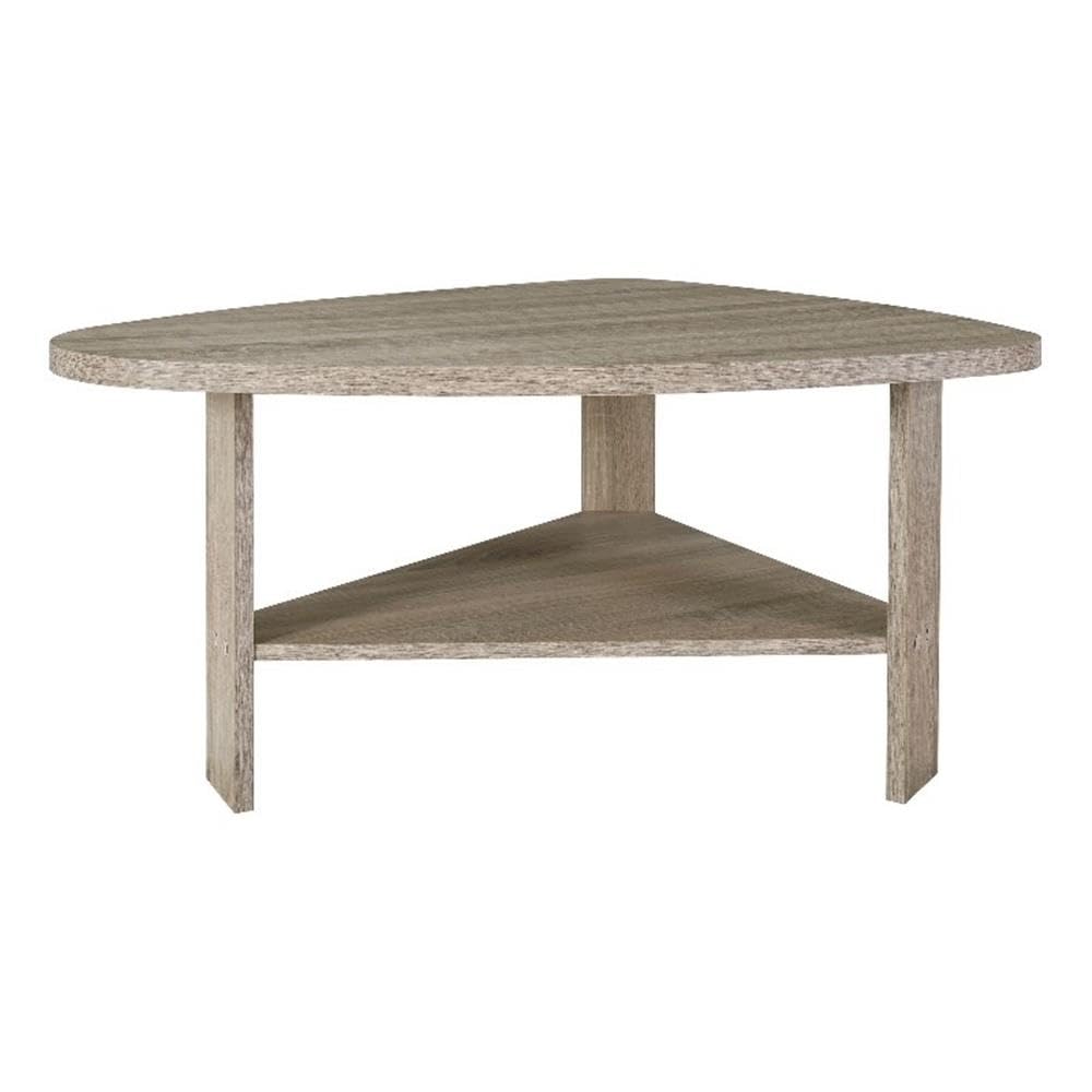 Progressive Furniture T177-41 Barry Teardrop Cocktail Table, Dark Taupe