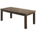 Coaster Dining Table Rustic Golden Brown 107041